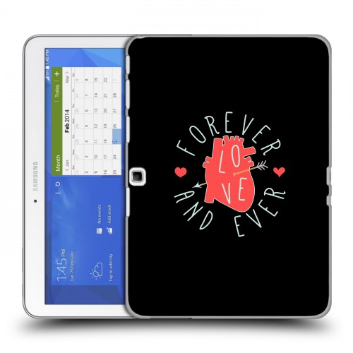 Дизайнерский силиконовый чехол для Samsung Galaxy Tab 4 10.1 Мистические эмблемы