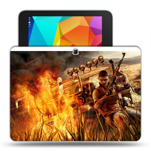 Дизайнерский силиконовый чехол для Samsung Galaxy Tab 4 10.1 Far cry