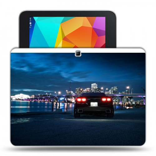 Дизайнерский силиконовый чехол для Samsung Galaxy Tab 4 10.1 chevrolet