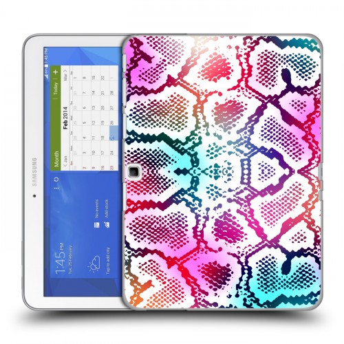 Дизайнерский силиконовый чехол для Samsung Galaxy Tab 4 10.1 Кожа змей