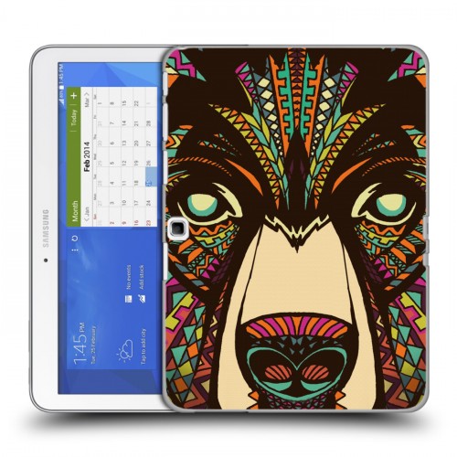 Дизайнерский силиконовый чехол для Samsung Galaxy Tab 4 10.1 Животные ацтеков