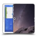 Дизайнерский силиконовый чехол для Samsung Galaxy Tab 4 10.1 Магический космос