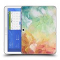 Дизайнерский силиконовый чехол для Samsung Galaxy Tab 4 10.1 Мазки краски