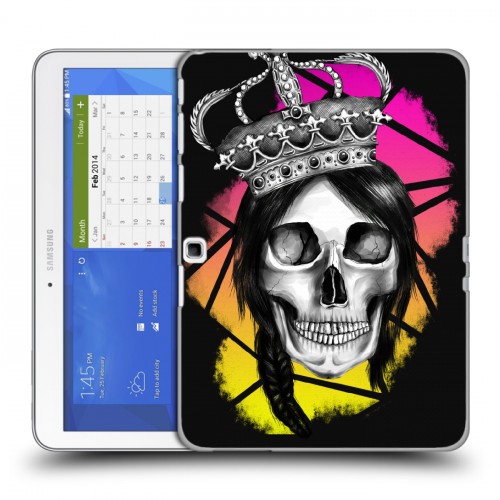 Дизайнерский силиконовый чехол для Samsung Galaxy Tab 4 10.1 Панк корона