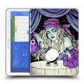 Дизайнерский силиконовый чехол для Samsung Galaxy Tab 4 10.1 Совы и волшебницы