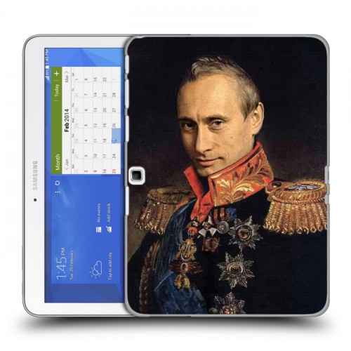 Дизайнерский силиконовый чехол для Samsung Galaxy Tab 4 10.1 В.В.Путин