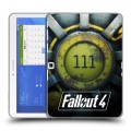 Дизайнерский силиконовый чехол для Samsung Galaxy Tab 4 10.1 Fallout
