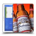 Дизайнерский силиконовый чехол для Samsung Galaxy Tab 4 10.1 Budweiser