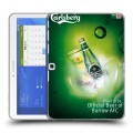 Дизайнерский силиконовый чехол для Samsung Galaxy Tab 4 10.1 Carlsberg