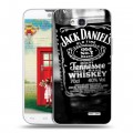 Дизайнерский пластиковый чехол для LG L80 Jack Daniels