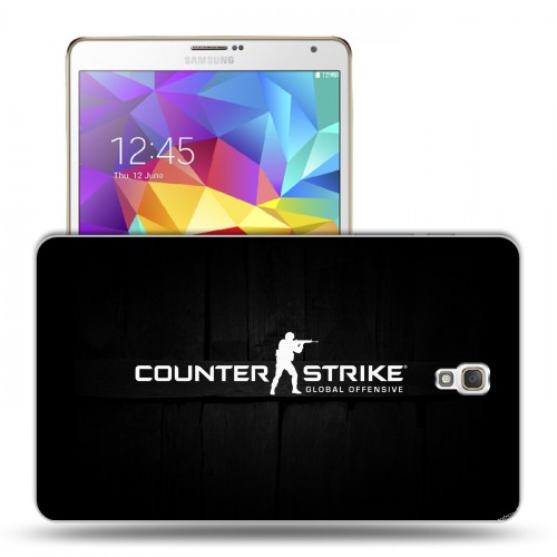 Дизайнерский силиконовый чехол для Samsung Galaxy Tab S 8.4 Counter-strike
