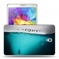 Дизайнерский силиконовый чехол для Samsung Galaxy Tab S 8.4 Пингвины
