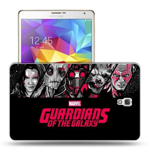 Дизайнерский силиконовый чехол для Samsung Galaxy Tab S 8.4 Стражи Галактики