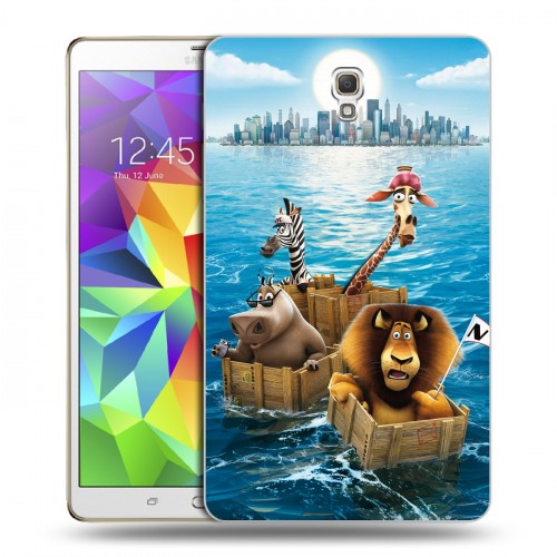 Дизайнерский силиконовый чехол для Samsung Galaxy Tab S 8.4 Мадагаскар