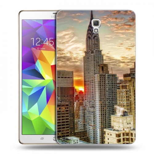 Дизайнерский силиконовый чехол для Samsung Galaxy Tab S 8.4 Нью-Йорк