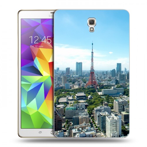 Дизайнерский силиконовый чехол для Samsung Galaxy Tab S 8.4 Токио