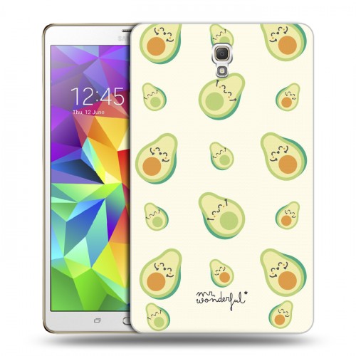 Дизайнерский силиконовый чехол для Samsung Galaxy Tab S 8.4 Веселое авокадо