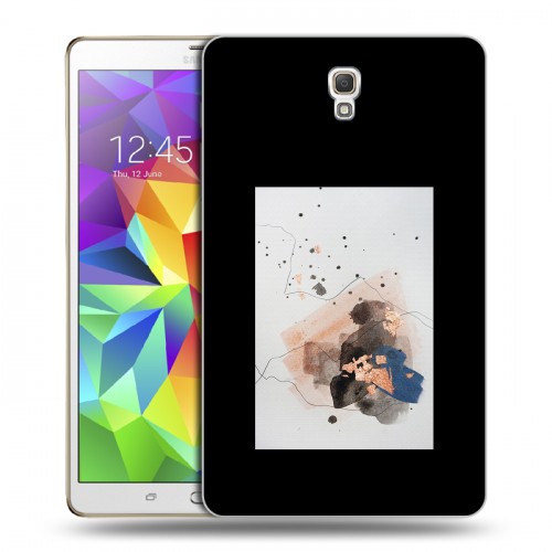 Дизайнерский силиконовый чехол для Samsung Galaxy Tab S 8.4 Стильные абстракции