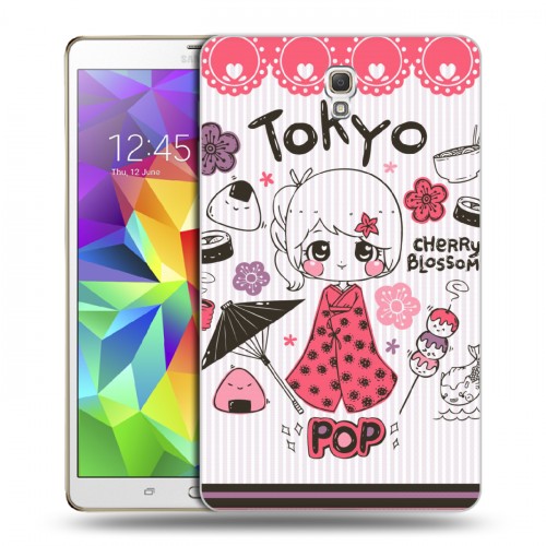 Дизайнерский силиконовый чехол для Samsung Galaxy Tab S 8.4 Городские символы
