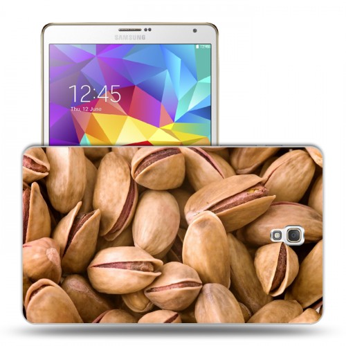 Дизайнерский силиконовый чехол для Samsung Galaxy Tab S 8.4 Орехи