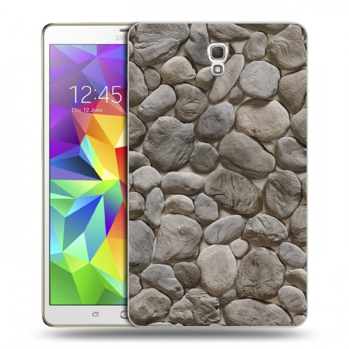 Дизайнерский силиконовый чехол для Samsung Galaxy Tab S 8.4 Текстура камня