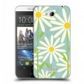 Дизайнерский пластиковый чехол для HTC Desire 616 Романтик цветы