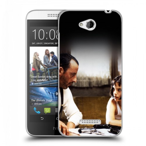 Дизайнерский пластиковый чехол для HTC Desire 616 Leon