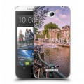 Дизайнерский силиконовый чехол для HTC Desire 616 амстердам