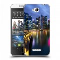 Дизайнерский силиконовый чехол для HTC Desire 616 Сингапур