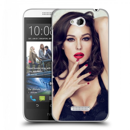Дизайнерский пластиковый чехол для HTC Desire 616 Моника