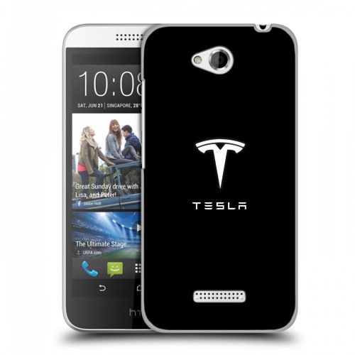 Дизайнерский силиконовый чехол для HTC Desire 616 Tesla