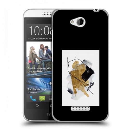 Дизайнерский пластиковый чехол для HTC Desire 616 Стильные абстракции
