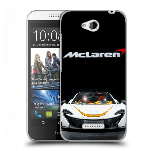 Дизайнерский силиконовый чехол для HTC Desire 616 McLaren