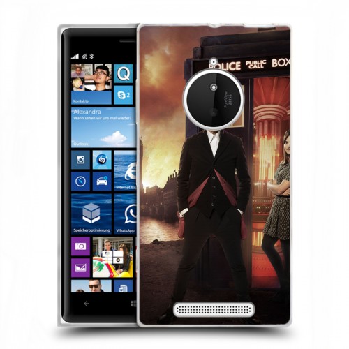 Дизайнерский пластиковый чехол для Nokia Lumia 830 Доктор Кто