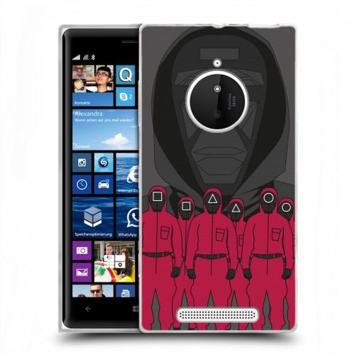 Дизайнерский пластиковый чехол для Nokia Lumia 830 Игра в кальмара