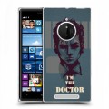 Дизайнерский пластиковый чехол для Nokia Lumia 830 Доктор кто