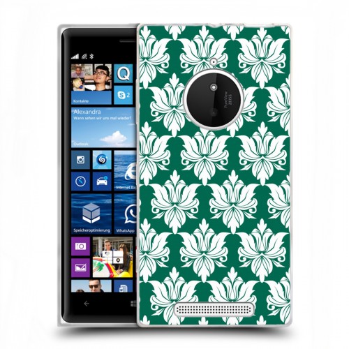 Дизайнерский пластиковый чехол для Nokia Lumia 830 Дамаск Шаблоны