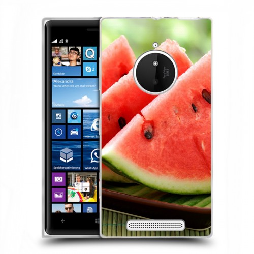 Дизайнерский пластиковый чехол для Nokia Lumia 830 Арбузы
