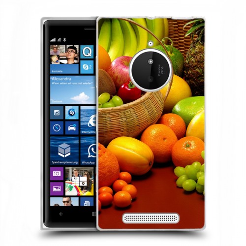 Дизайнерский пластиковый чехол для Nokia Lumia 830 Фрукты