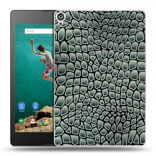 Дизайнерский пластиковый чехол для Google Nexus 9 Кожа змей