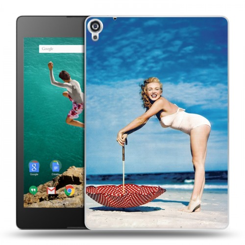Дизайнерский пластиковый чехол для Google Nexus 9 Мерлин Монро