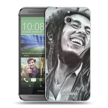 Дизайнерский силиконовый чехол для HTC Desire 510 Боб Марли (на заказ)