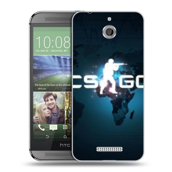 Дизайнерский силиконовый чехол для HTC Desire 510 Counter-Strike (на заказ)