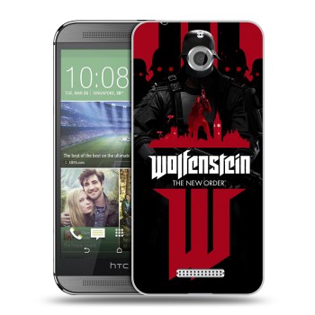 Дизайнерский силиконовый чехол для HTC Desire 510 Wolfenstein (на заказ)