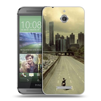 Дизайнерский силиконовый чехол для HTC Desire 510 Ходячие Мертвецы (на заказ)