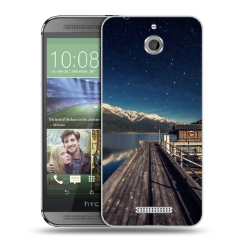 Дизайнерский силиконовый чехол для HTC Desire 510 горы (на заказ)