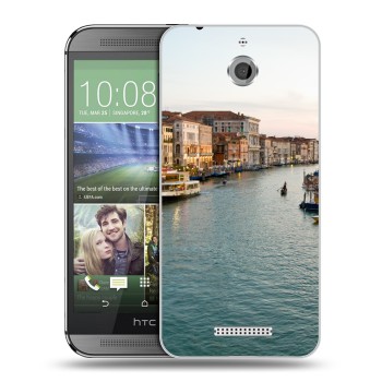 Дизайнерский силиконовый чехол для HTC Desire 510 венеция (на заказ)