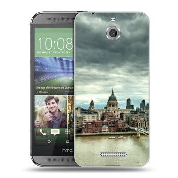 Дизайнерский силиконовый чехол для HTC Desire 510 Лондон (на заказ)