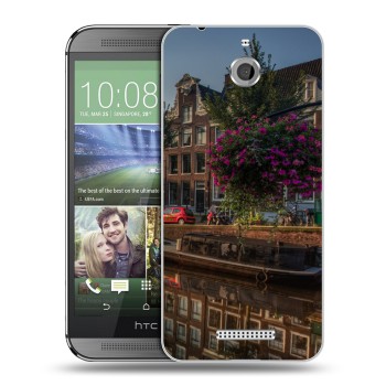 Дизайнерский силиконовый чехол для HTC Desire 510 амстердам (на заказ)