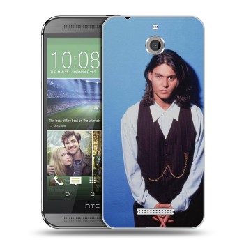 Дизайнерский силиконовый чехол для HTC Desire 510 Джонни Депп (на заказ)